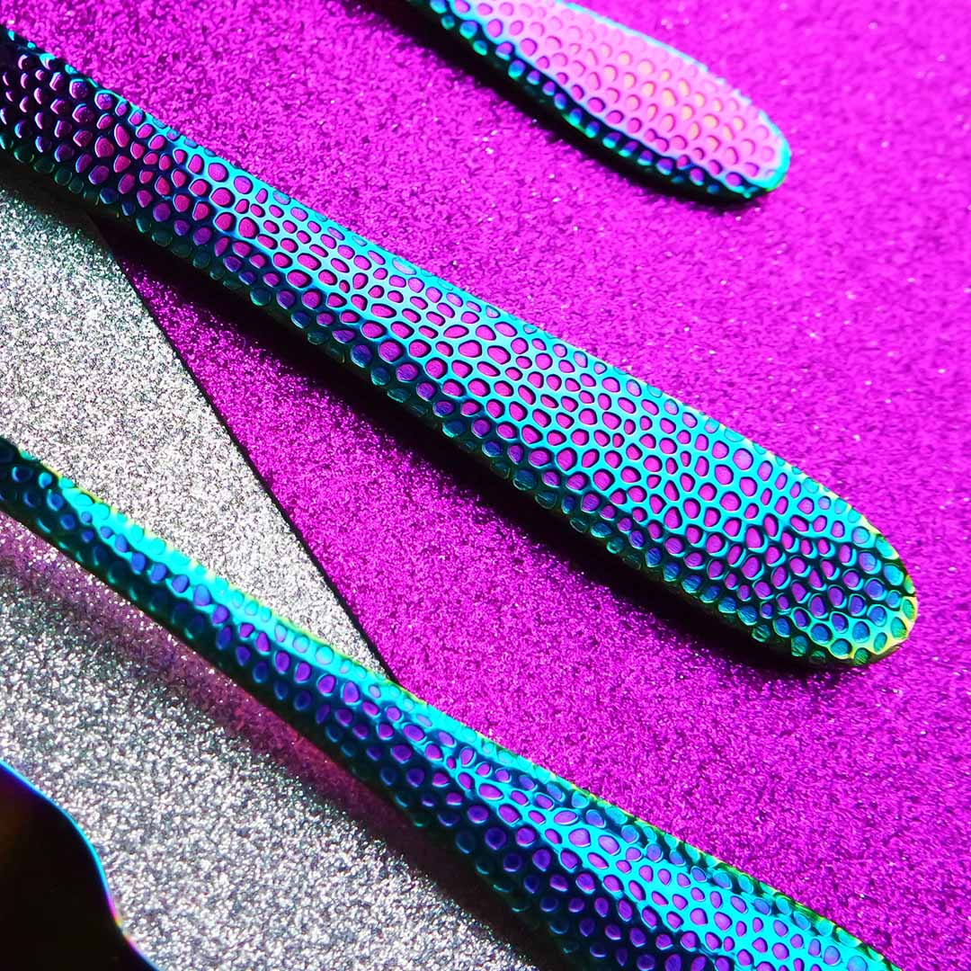 Regenboog bestekset 4-delig | roestvrij staal