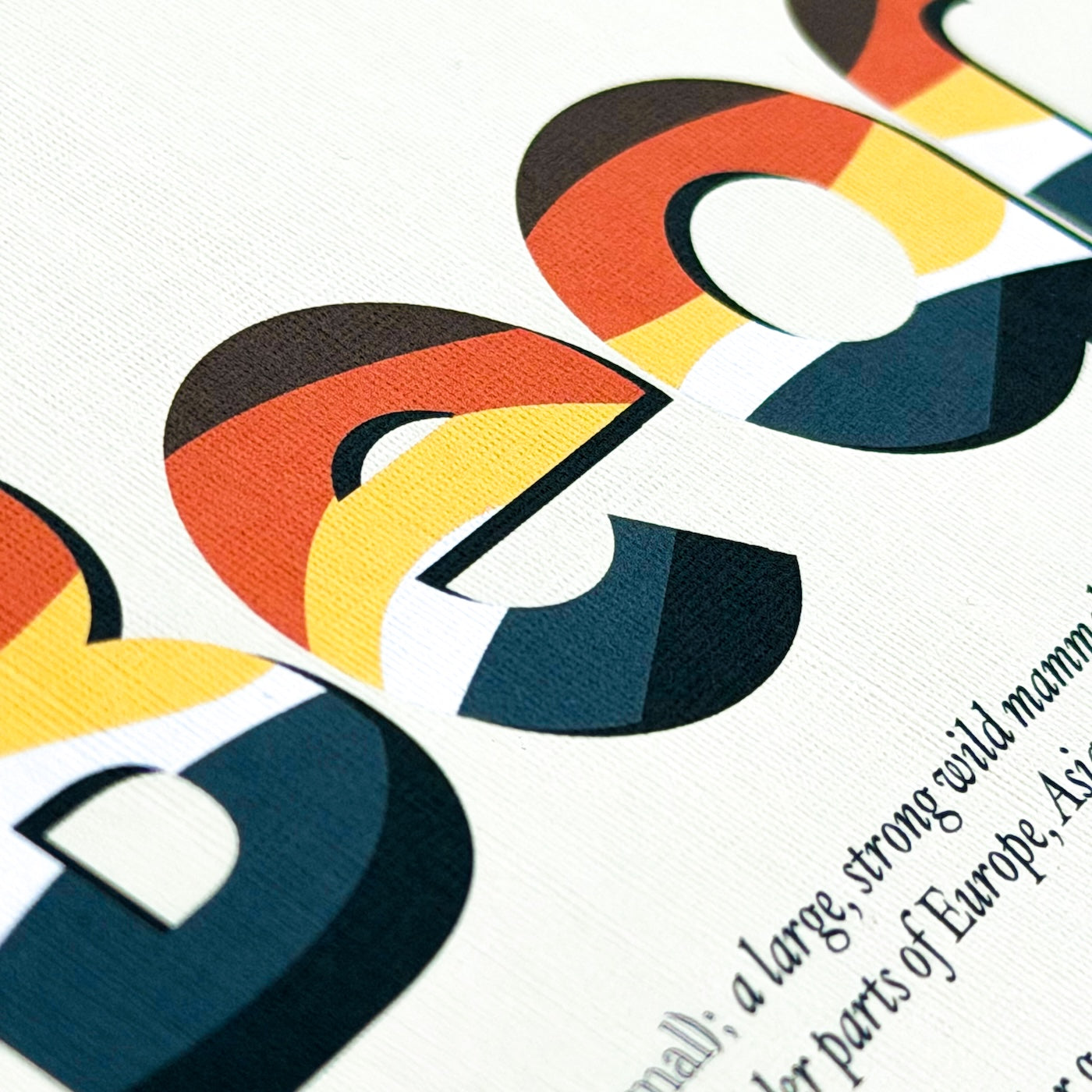 Betekenis Bear | Queer Print Poster (A3) of fotolijstje (A6)