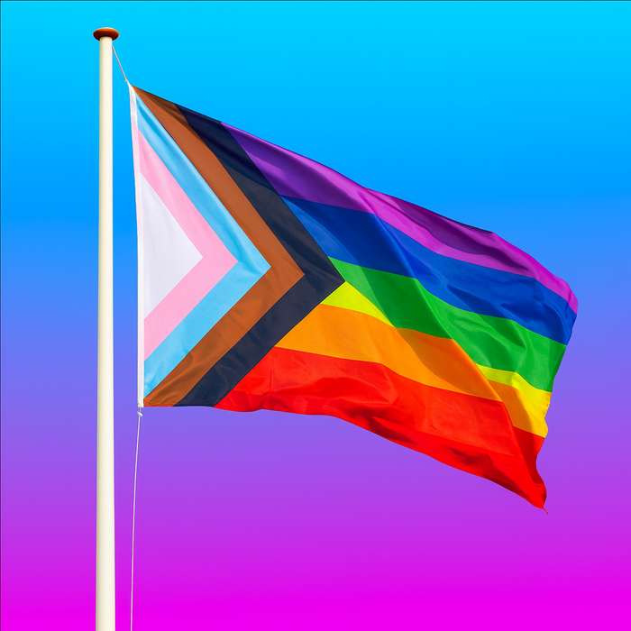 Pride regenboogvlag 150cm voor aan mast of voor thuis decoratie wapperend rainbow flag rainbowflag LGBTQ LHBTI