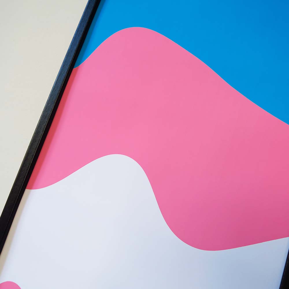 Transgender vlag poster | 25 x 70cm