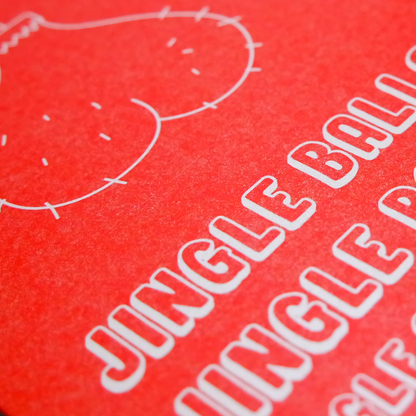 Kerstkaart Jingle Balls