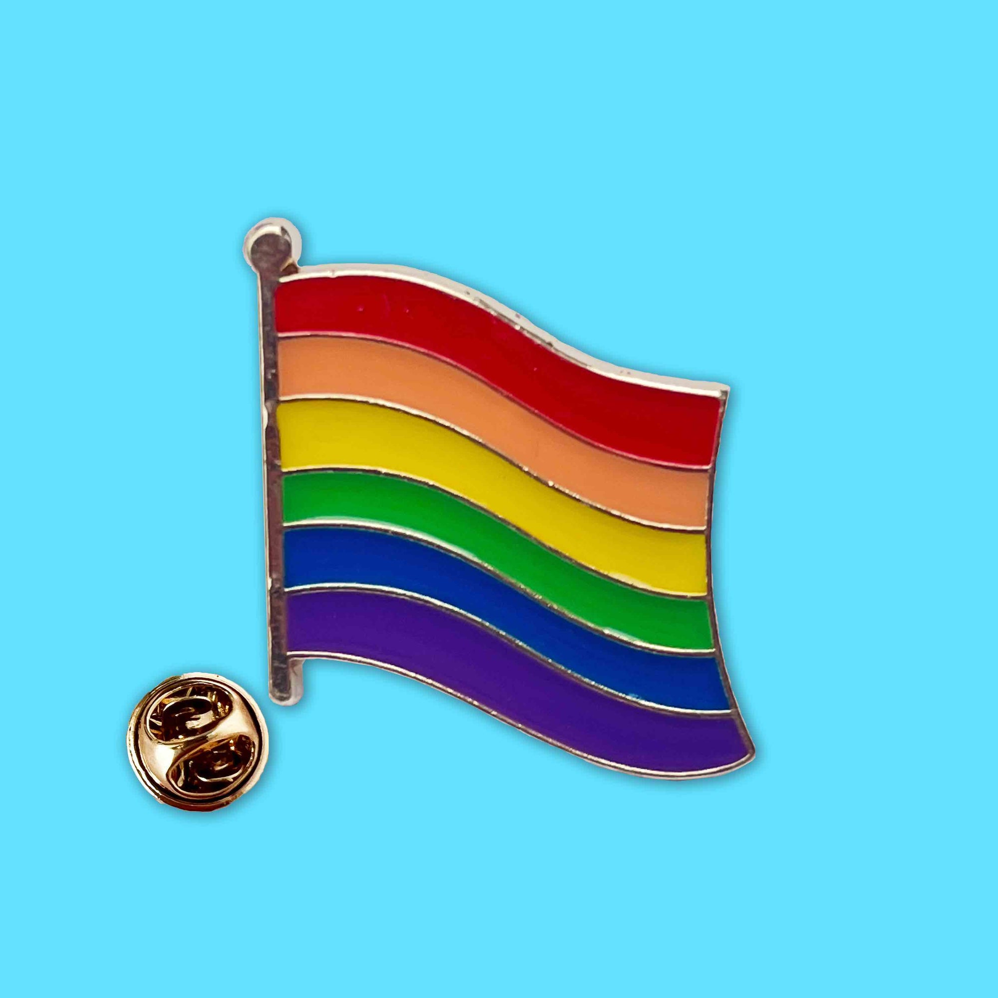 Pride regenboog speldje vlag
