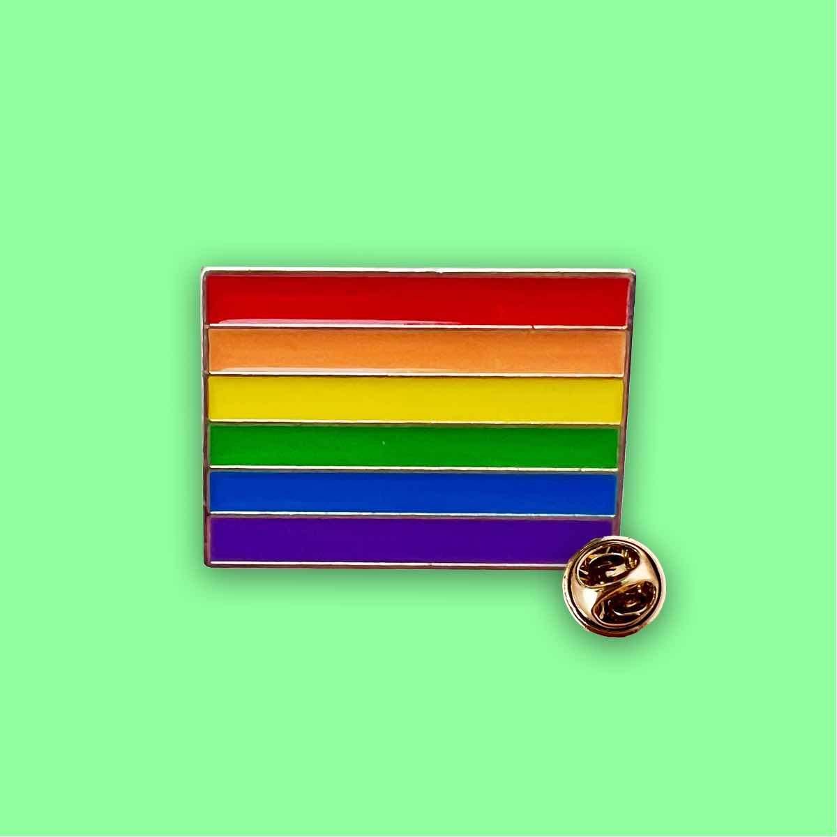Pride regenboog speldje strepen