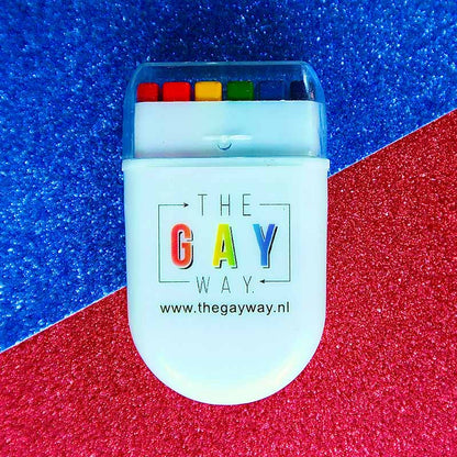 Regenboog Pride schmink stift