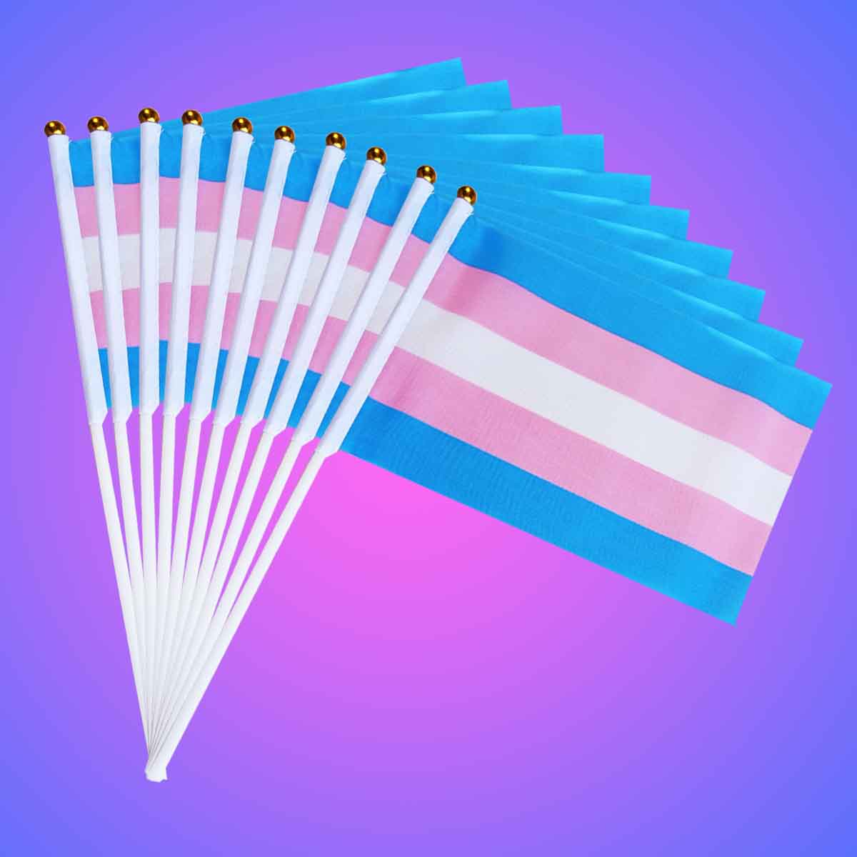 Transgender vlaggetjes